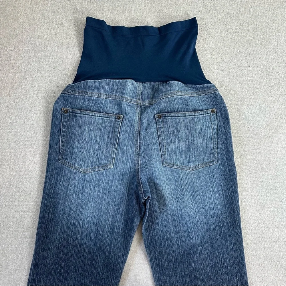 Motherhood Maternity Bootcut Jeans. Medium Petite.
